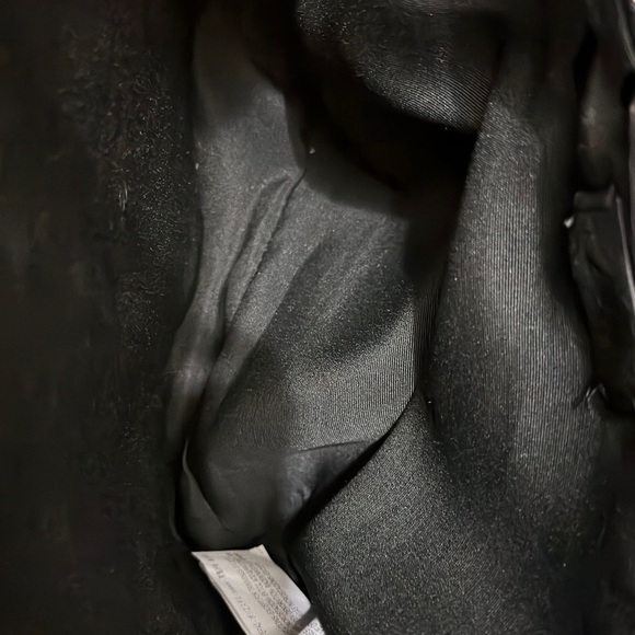 372 Zara | EUC Women’s Black Studded Silver Domed Studs Tote Bag (sz 13Wx12Hx3D) - Picture 7 of 14